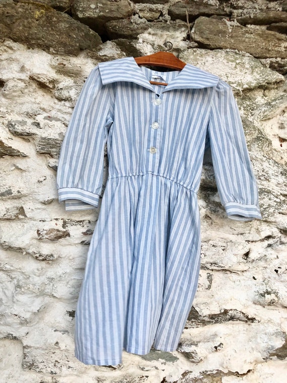 Vintage puritan collar sailor dress | prairie squ… - image 7