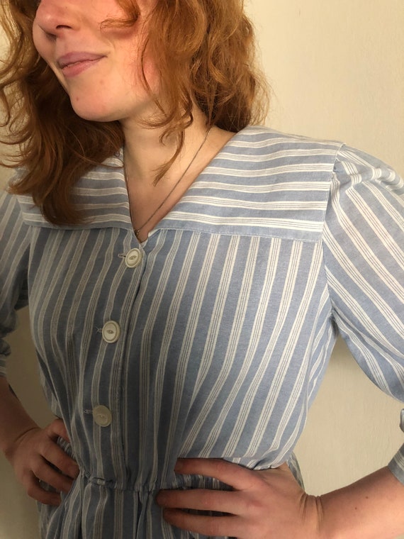Vintage puritan collar sailor dress | prairie squ… - image 2