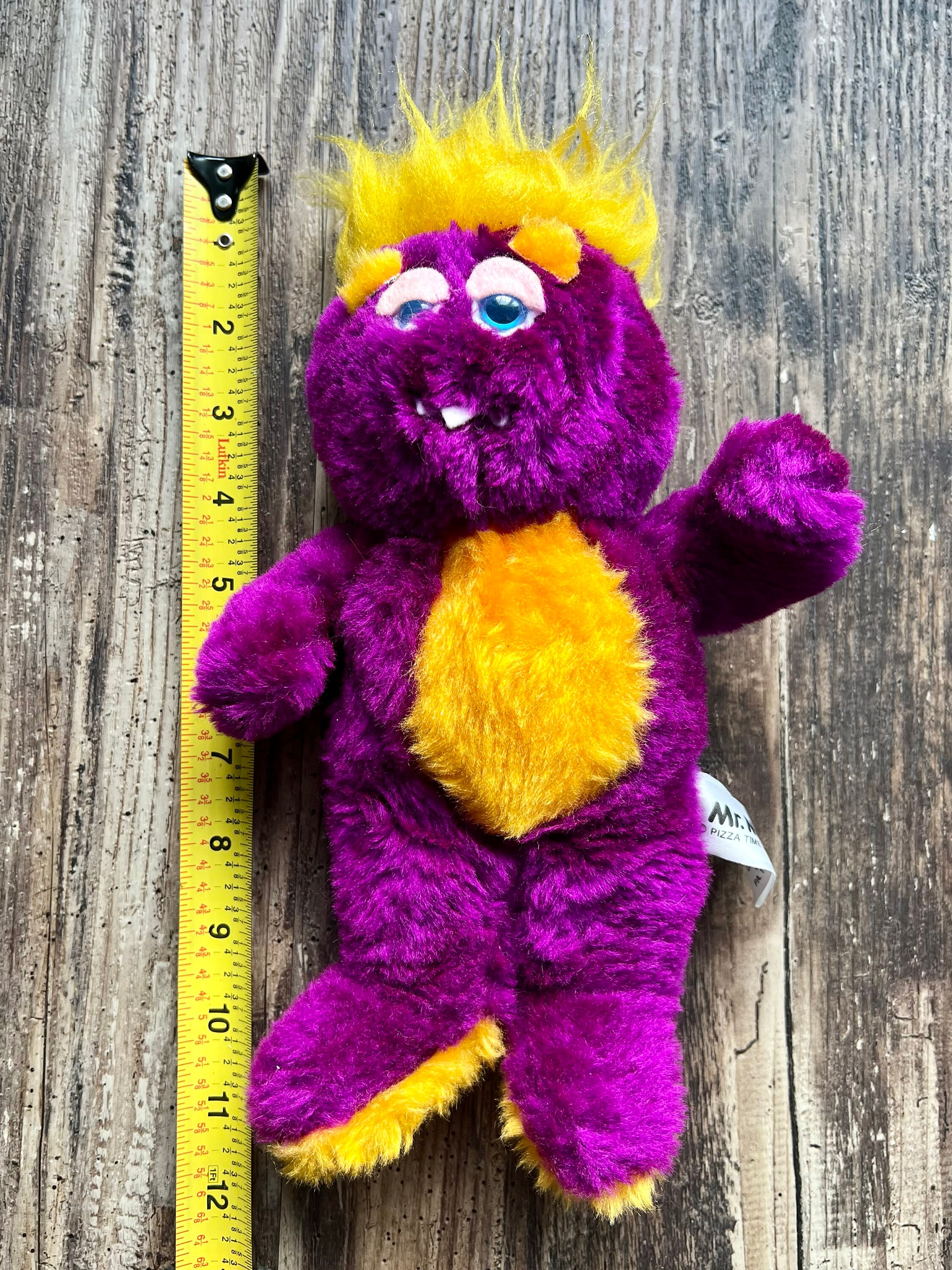 Vintage Chuck E. Cheese “mr. Munch” Plush - 1980s Showbiz Pizza