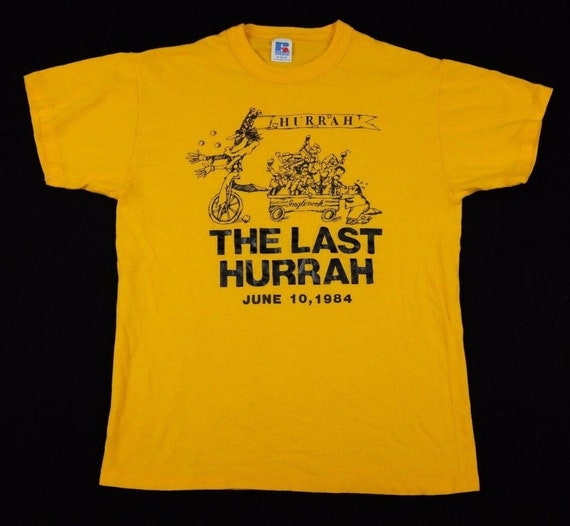 Vtg 1984 the last hurrah t-shirt medium edwin o'co