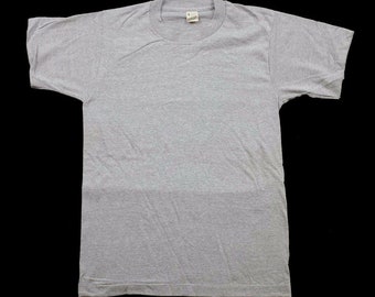 Vintage Screen Stars T-Shirt Blank Plain Deadstock LG Green Soft Thin USA 