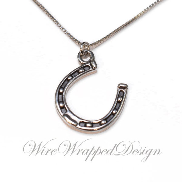 Horseshoe Necklace Etsy