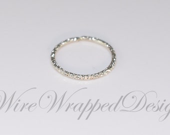 Nose Ring Diamond Cut Cartilage Gold Platinum Silver 22 gauge Nose Hoop VARIETY of Sizes Earring Helix Tragus Septum Eyebrow Lip Conch THIN