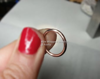 Navel Belly Ring Hoop - VARIETY 14 gauge 14g - 14k Yellow Gold Filled or Solid, 14k Rose gold Filled, 14k White Gold Filled, Sterling Silver