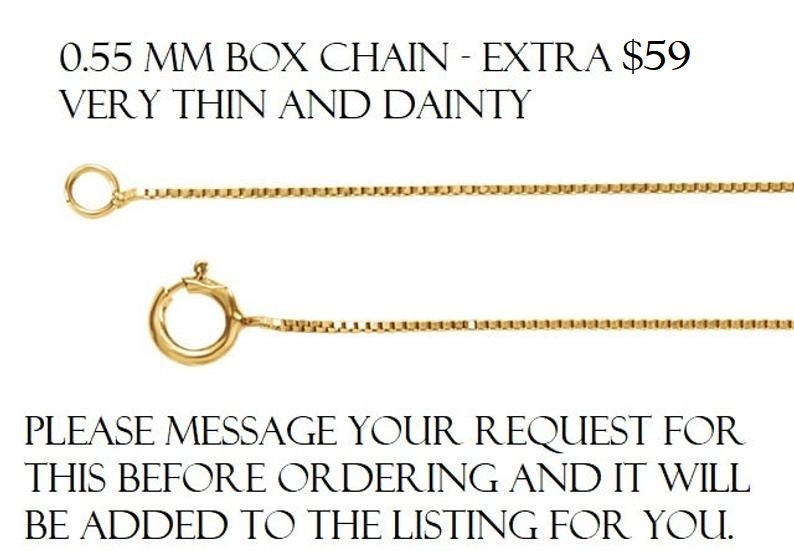Minimalist Long CROSS Necklace Customize Thin 14k Solid Gold Y
