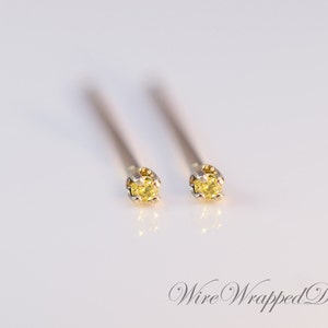 Canary yellow diamond sale earrings for sale