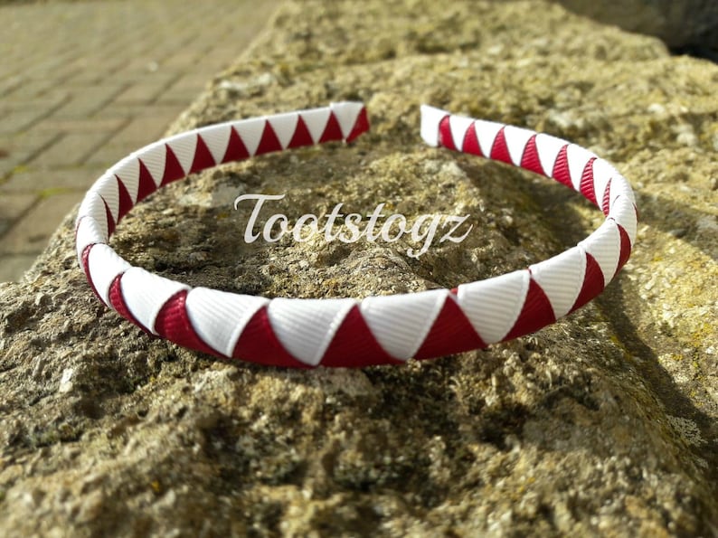 Christmas School wovenbraided Girls headband