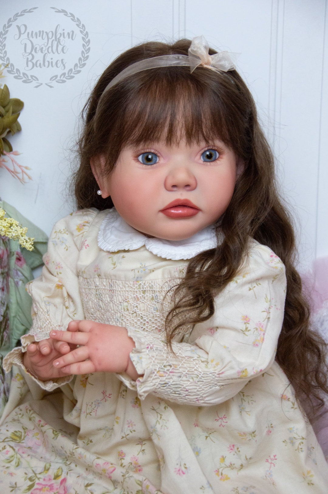 CUSTOM ORDER Reborn Toddler Doll Baby Girl Olya by Olga
