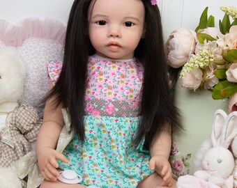 カスタムオーダー リボーンドール 女児 Mei Lin 作 Jannie De Lange