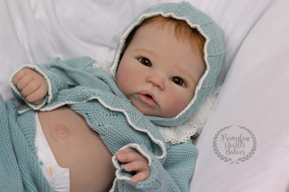 CUSTOM ORDER Reborn Full Body Silicone Doll Awake Baby Boy or Girl Emi by Jennifer Sussman-Price You Choose All the Details