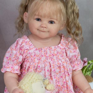 CUSTOM ORDER Reborn Toddler Doll Baby Girl Lyra by Ping Lau~ You Choose All the Details Human Hair Glass Eyes Layaway available!