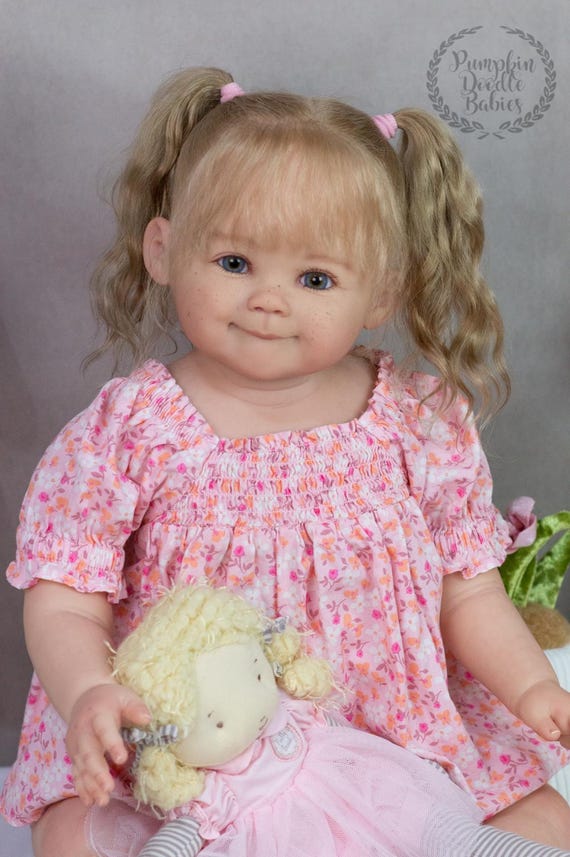 CUSTOM ORDER Reborn Toddler Doll Baby Girl Lyra by Ping Lau You Choose All the Details Human Hair Glass Eyes Layaway Available Etsy UK