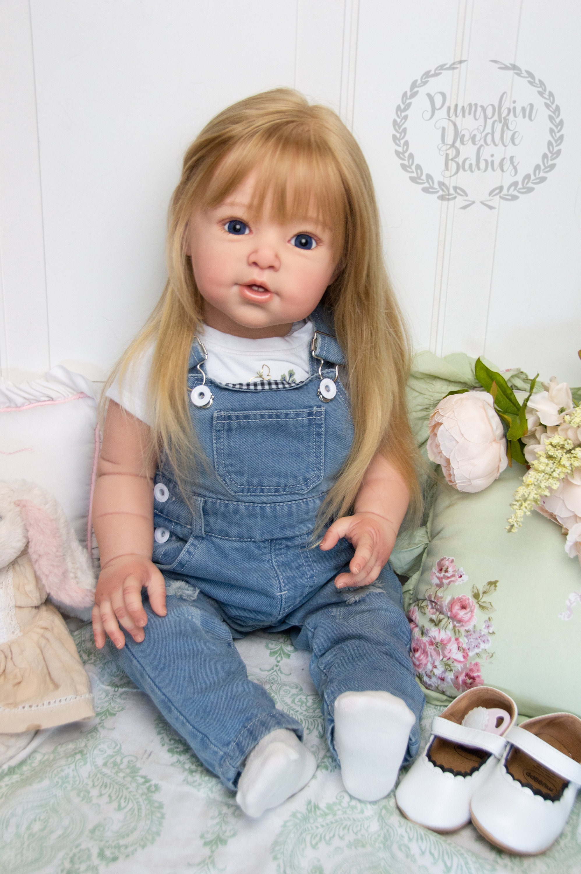 CUSTOM ORDER Reborn Toddler Doll Baby Girl Suzanne by Adrie Stoete