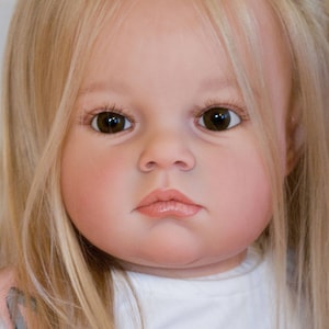 CUSTOM ORDER Reborn Toddler Doll Baby Girl Tatiana by Reva Schick You Choose All the Details human hair glass eyes Layaway available!