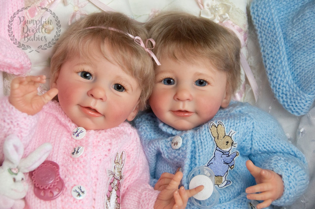 CUSTOM ORDER TWINS Reborn Doll Baby Girls or Boys Little Lisa by