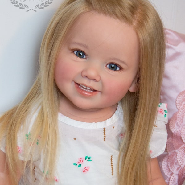 CUSTOM ORDER Reborn Toddler Doll Baby Girl Julie Cammi by Ping Lau~ You Choose All the Details Human Hair Glass Eyes Layaway available!