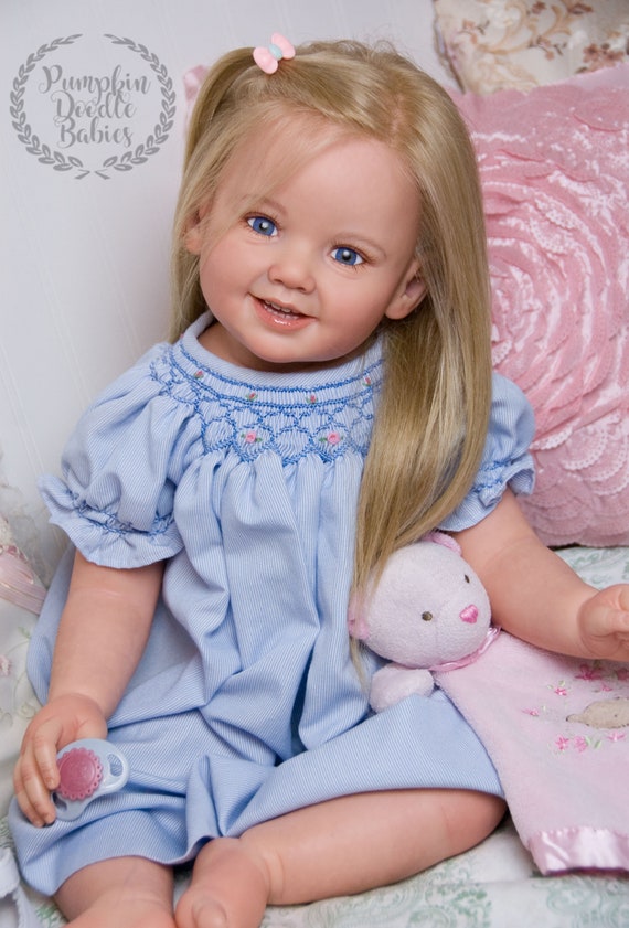 CUSTOM ORDER Reborn Toddler Doll Baby Girl Julie Cammi by Ping 