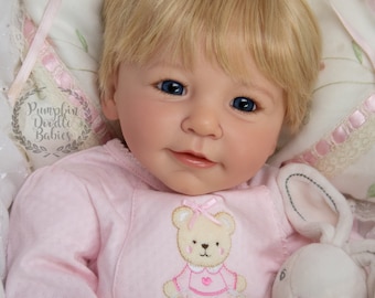 CUSTOM ORDER Reborn Doll Baby Boy or Girl Lisa by Linde Scherer You Choose All the Details 22"  3/4 limbs glass eyes Layaway available!