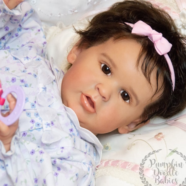 CUSTOM ORDER Reborn Doll Baby Girl or Boy Li by Priscilla Lopes Glass eyes You choose all the details Layaway available!