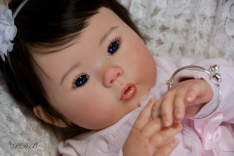 CUSTOM ORDER Reborn Small Toddler Doll Baby Girl Asian Kana By Etsy