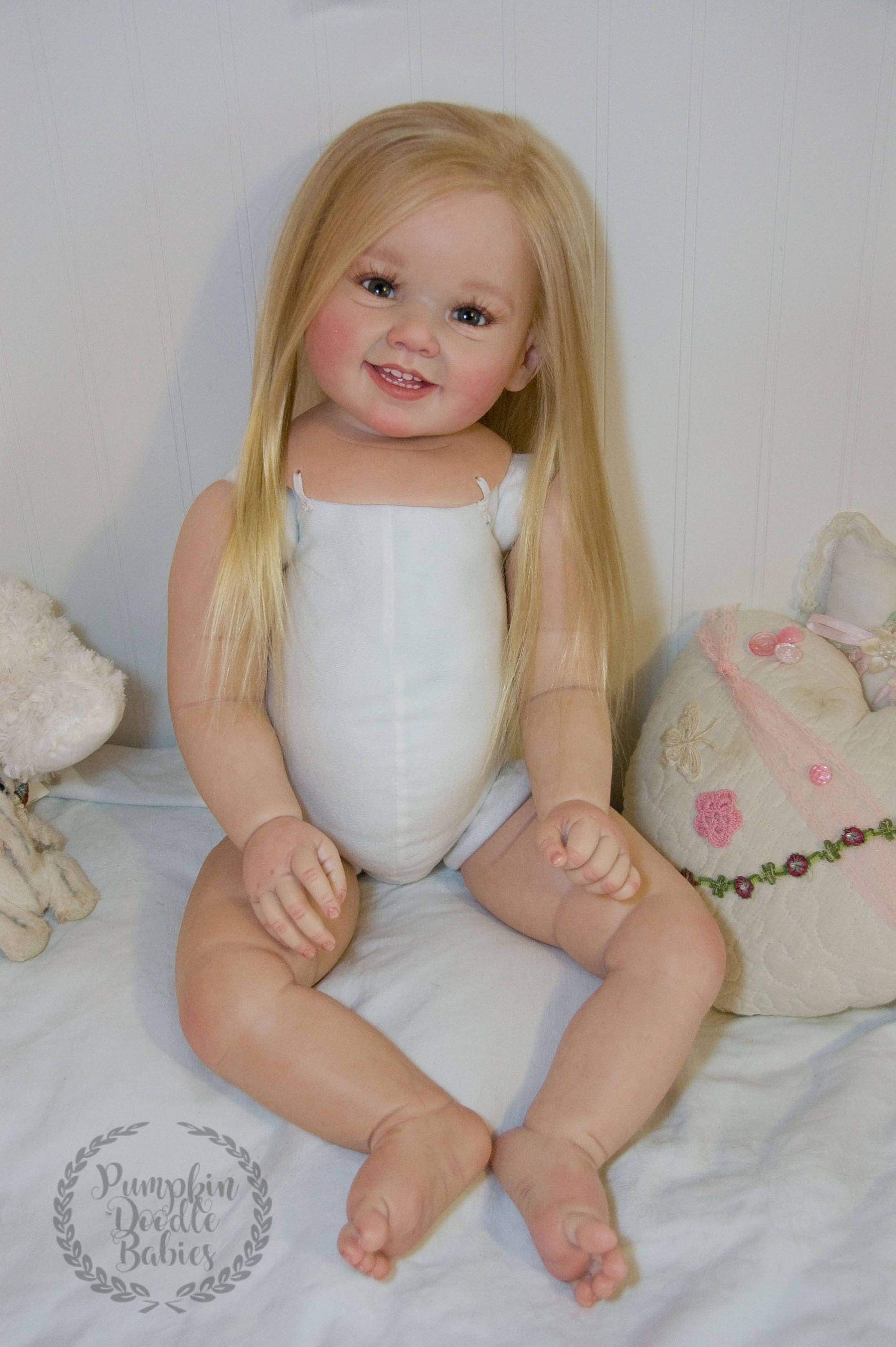 Bebe Reborn Menino 18 Sue-Sue Already Painted Bebe Reborn Doll Realistic  Rooted Curly Hair Reborn Baby Doll Toys