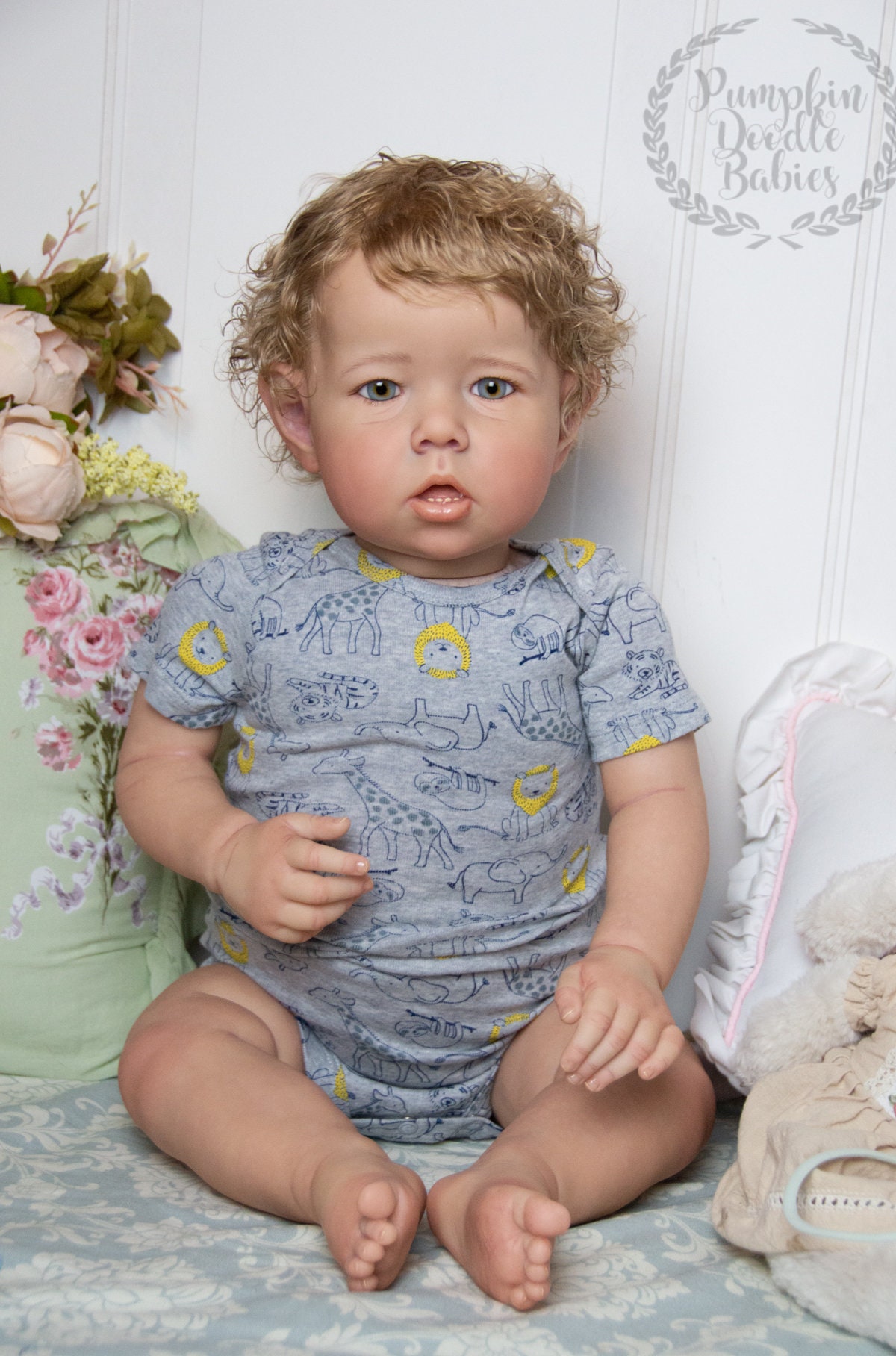 リボーンドール、リアム君(⁠◍⁠•⁠ᴗ⁠•⁠◍⁠)⁠❤ リアムちゃん Liam By Bonnie Brown 71㎝ トドラー NHB