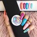 Oluwadara Akoni reviewed NAILED IT! Hand Painted False Nails - Colourful Shattered Glass