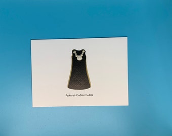 Couture Garment Cookie Note Cards