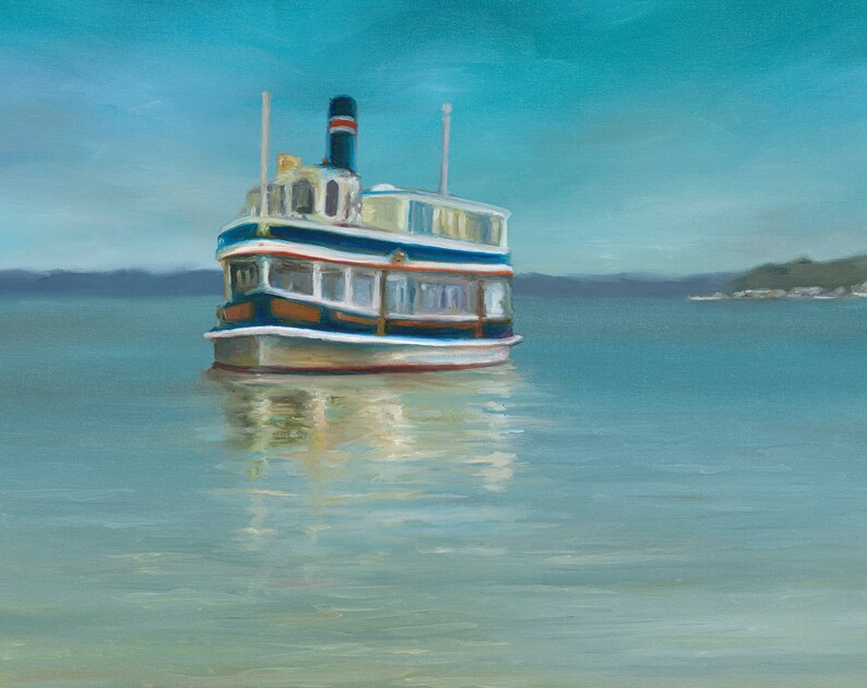 Lake Geneva Grand Belle Boat Lake Geneva Tour Boats Lake Etsy