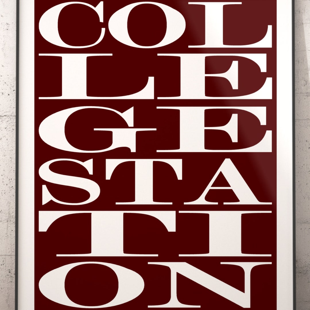 College Station Subway Sign Print College Station Art Print College Il 1080xN.5165069227 6qxs