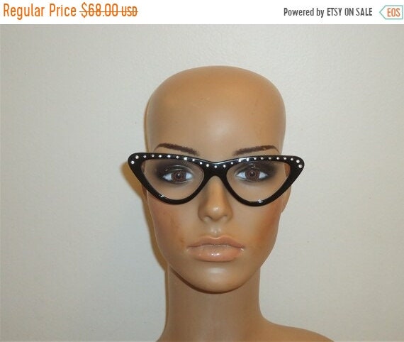Vintage Cat Eye Glasses/Cat Eye Glasses For Women… - image 1