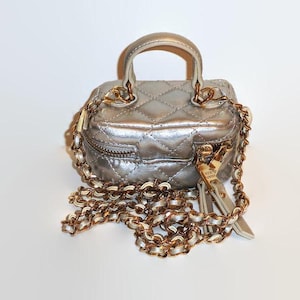 Vintage Silver Mini Crossbody Bag - Beautiful