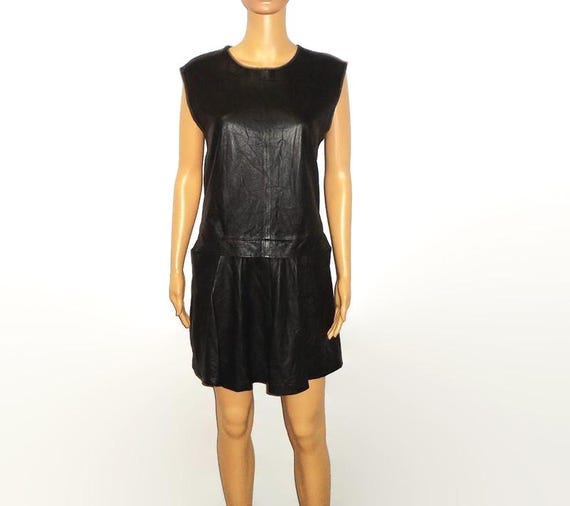 theory black leather dress Theory Official Site