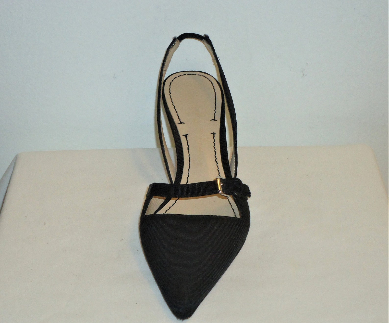 Wide Fitting Black Slingback Sandals | Sizes 5EEE to 10EEE | Yours Clothing
