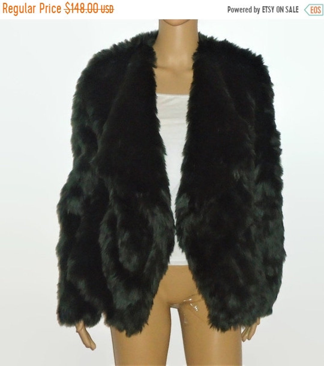Pangasa Soft Green Faux Fur Jacket