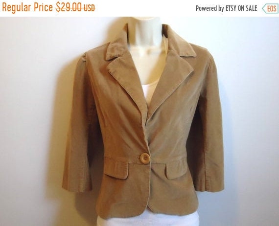 Vintage Corduroy Blazer, Sz.S - 1970's Beautiful - image 1