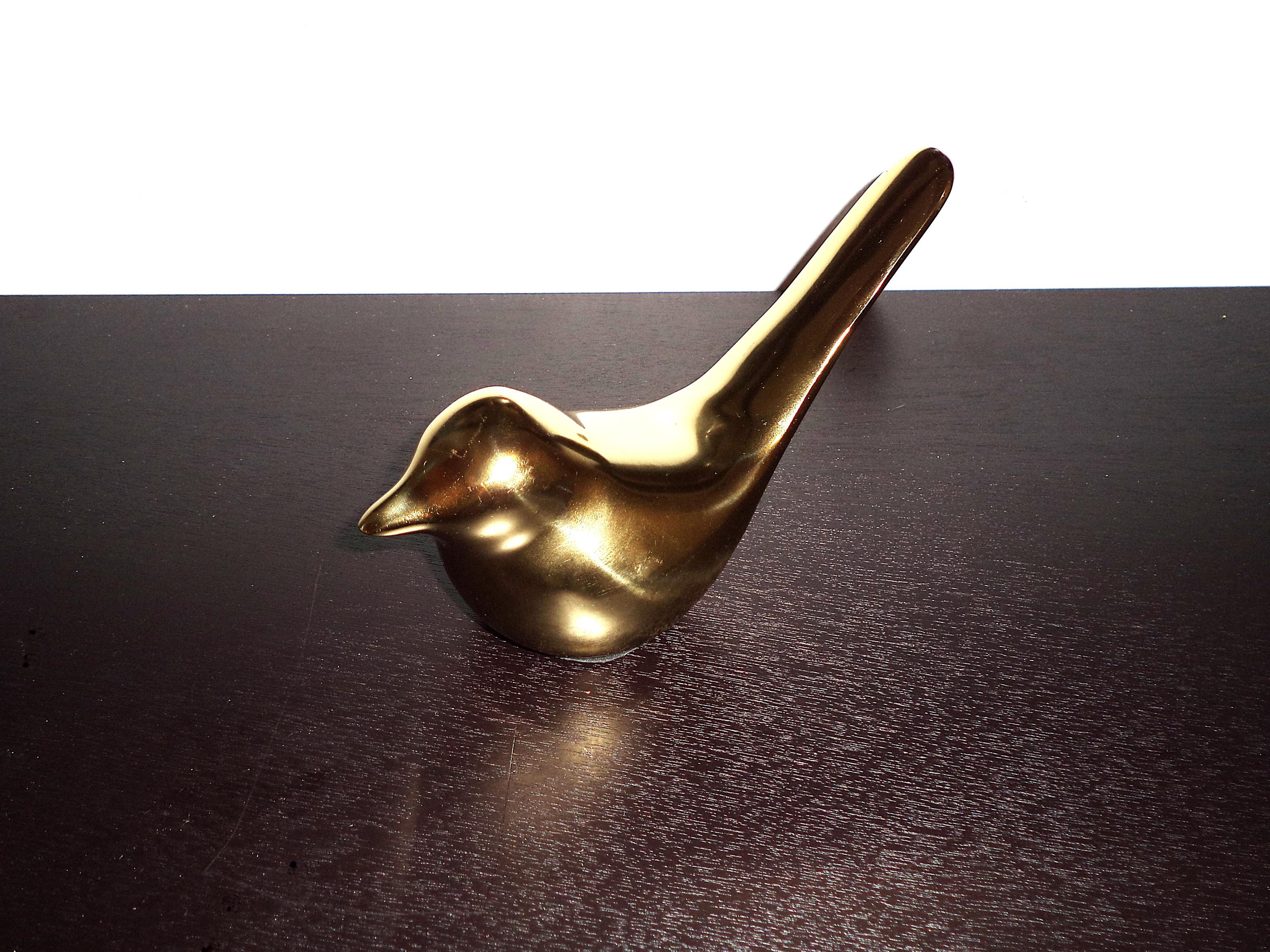 ヴィンテージゴールドメタル装飾鳥 - Etsy 日本