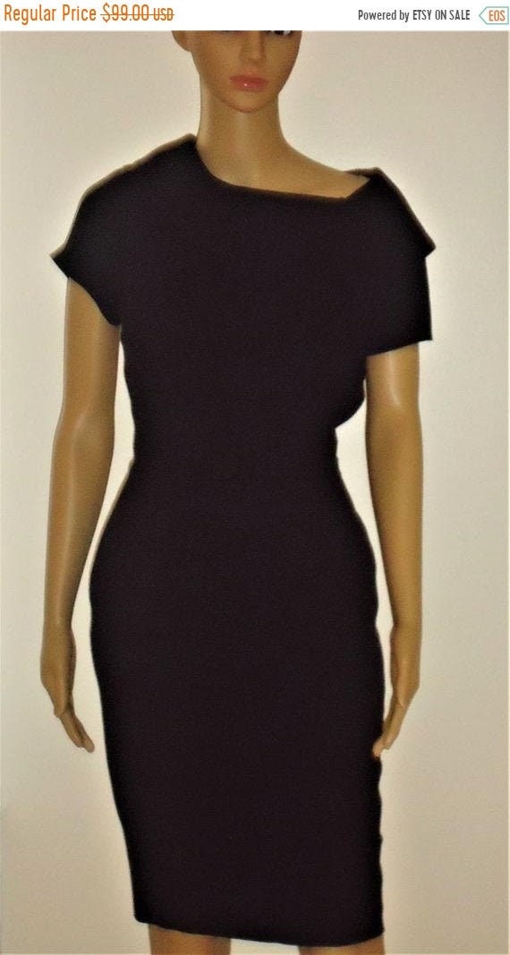 Vintage Black Dress, Sz.S -1950's Beautiful - image 1