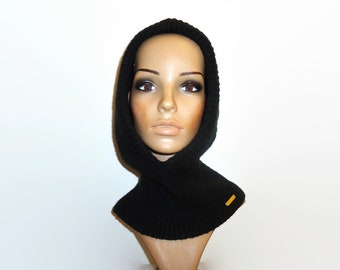 Nice! Black Hooded Hat