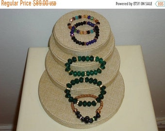 50% OFF Buy The Bundle!! Must See A Lot of 5 Swarovski Crystal Bracelets