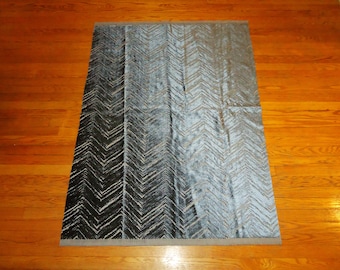 Tejido de tapicería Tejido de terciopelo/jacquard gris/peltre - Costura/Tapicería