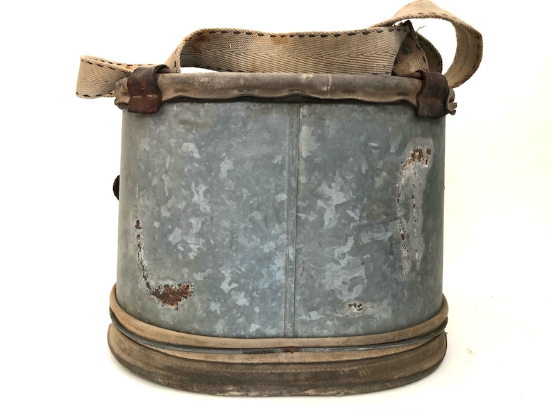 Apple Picking Bag Vintage Wells & Wade Galvanized Metal Etsy