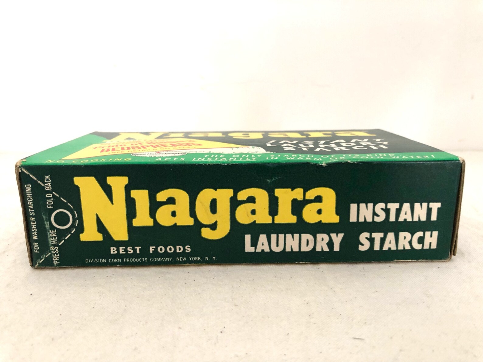 Niagara Instant Laundry Box Vintage Niagara Laundry Starch Etsy