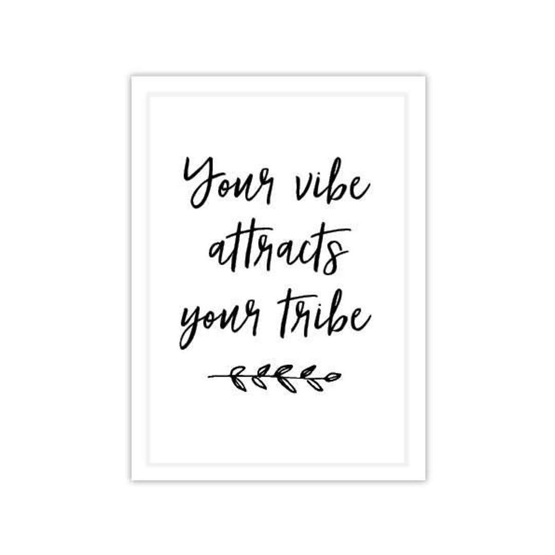 Your Vibe Attracts Your Tribe - Printable - Etsy