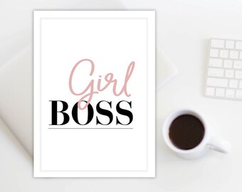 Girl Boss - Printable