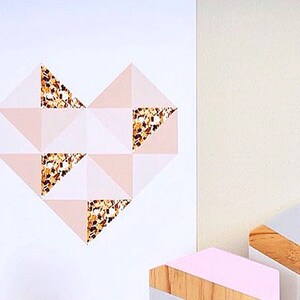 Heart of Triangles - Printable