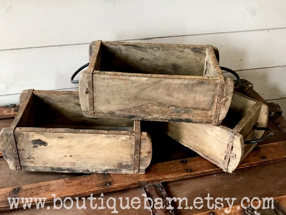 Caja de madera para flores, jarrón de madera, centro de mesa rústico,  suministros de arreglos florales, decoración de mesa de granja -  México