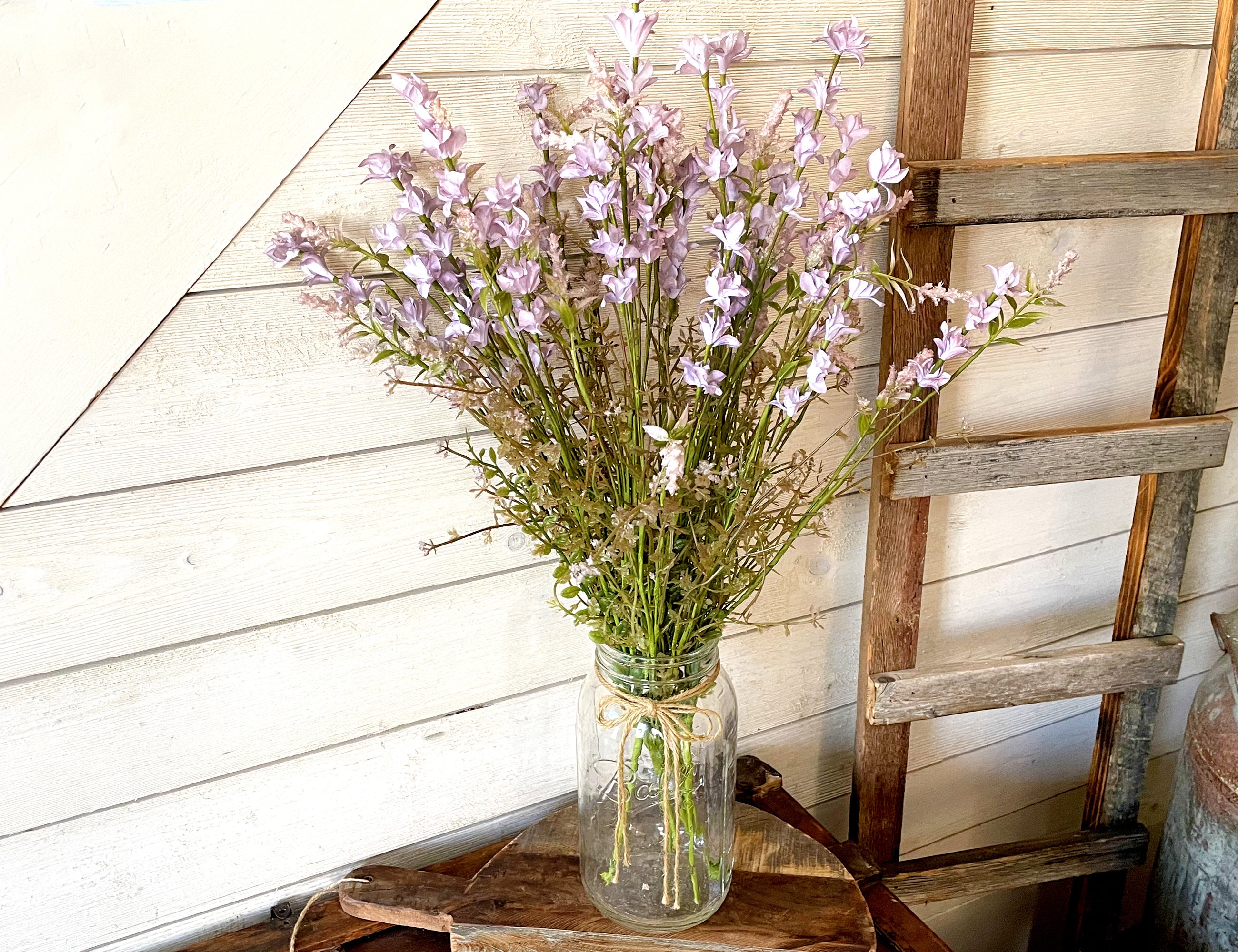 Faux wildflowers stems for vase, Artificial wildflowers for table centerpiece, Flower arrangements