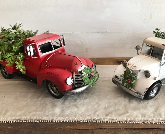 Décoration de jardin de camion de style rétro décoration créative de camion  de pot de fleurs