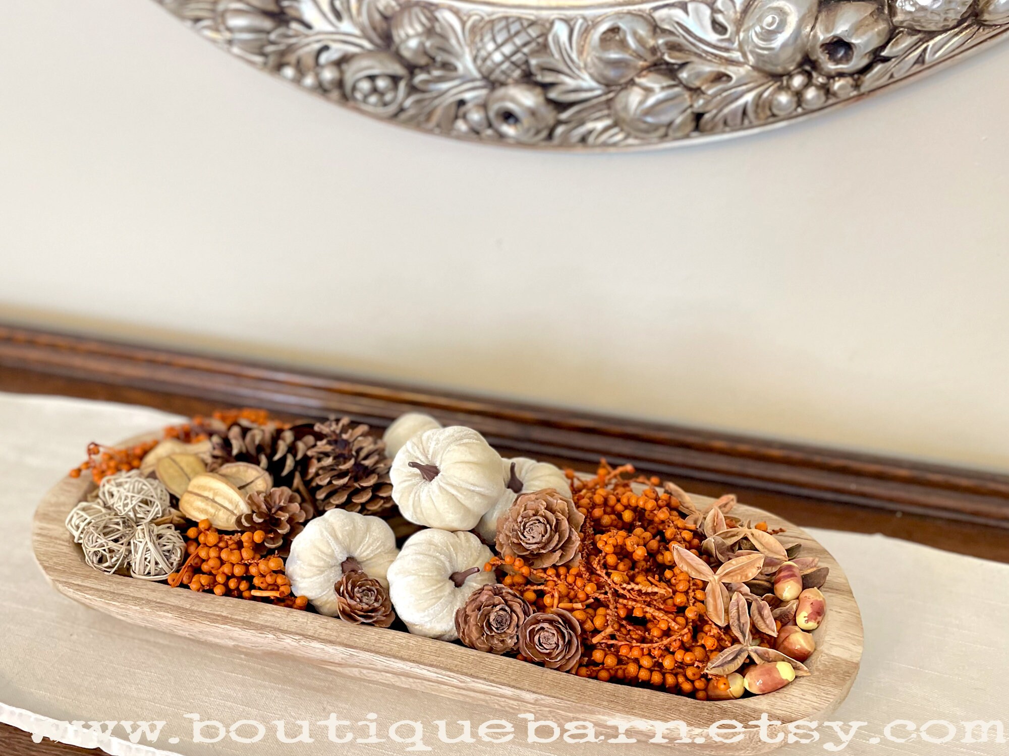 Bowl Filler Natural Dried Botanicals Dough Bowl Filler Fall Etsy